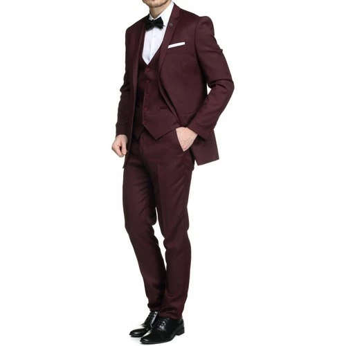 Billtornade Costume 3 pièces Couleur Rouge 4 Billtornade Costume 3 pièces Couleur Rouge – Image 2