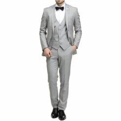 Billtornade Costume 3 pièces Couleur Gris