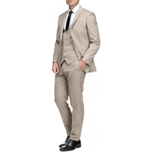 Billtornade Costume 3 pièces Couleur Beige 4 Billtornade Costume 3 pièces Couleur Beige – Image 2