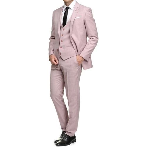 Billtornade Costume 3 pièces Couleur Rose 3 Billtornade Costume 3 pièces Couleur Rose – Image 2